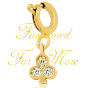 Removable Charm can be used on bracelet or necklaces.